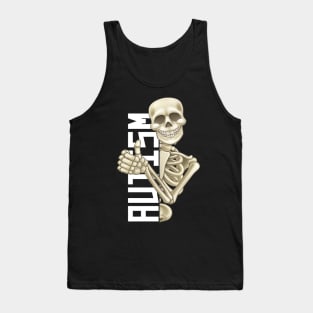 Autism Skeleton Meme: Skeletons in the Neurodiverse Closet Tank Top